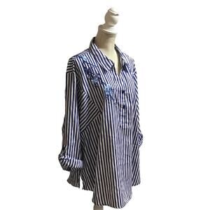 Unique Spectrum Stripe Blouse